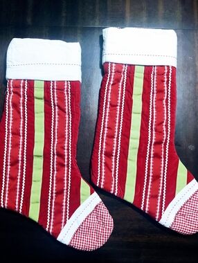 Pottery Barn Kids Set 2 Christmas Stockings